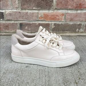 Birdies Womens Cardinal Sneakers Seashell Pink Cream Leather Lace Up Size 9